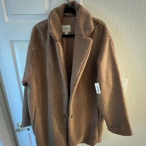 Daily Ritual Fleece Lapel Jacket